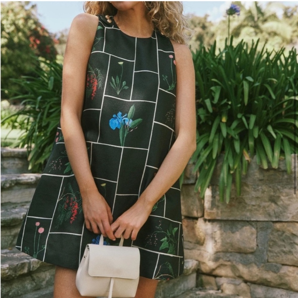 TUCKERNUCK BLACK FRESHER BUDS WOVEN GRACE DRESS